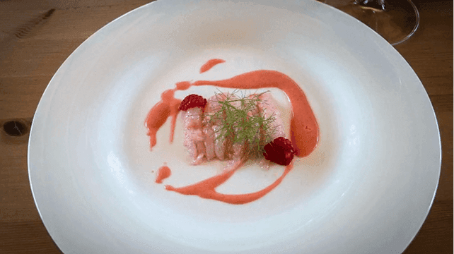 Gourmet dining experience at the winery